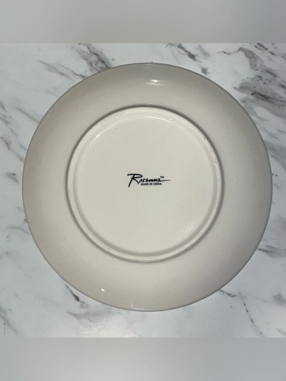 Rosanna Thanksgiving Apple Pie Decorative Round Plate with Red-Haired Girl